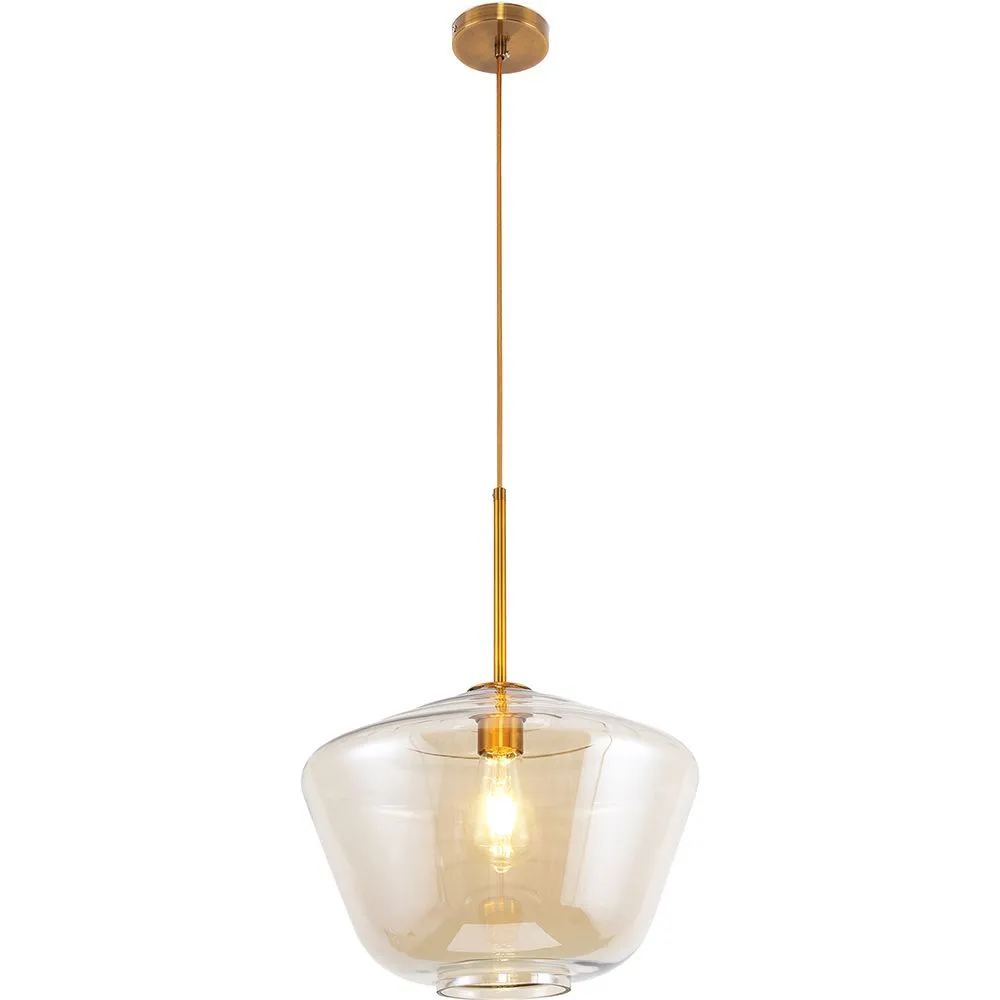 Lampa sufitowa z kryształu - lampa wisząca w stylu vintage - Erik image 8