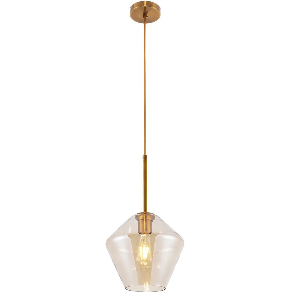 Lampa sufitowa z kryształu - lampa wisząca w stylu diamentowym - Alon image 8