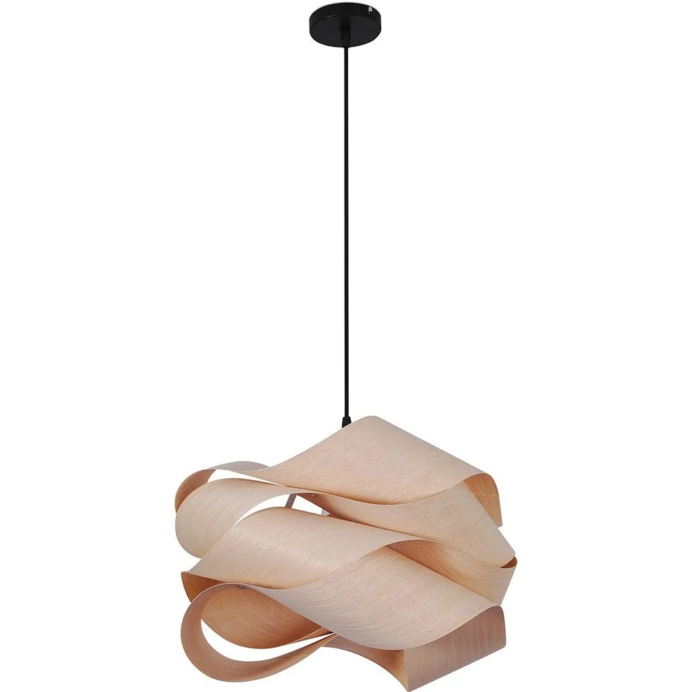 Lampa sufitowa z drewna - lampa wisząca w stylu designerskim - Nova image 8