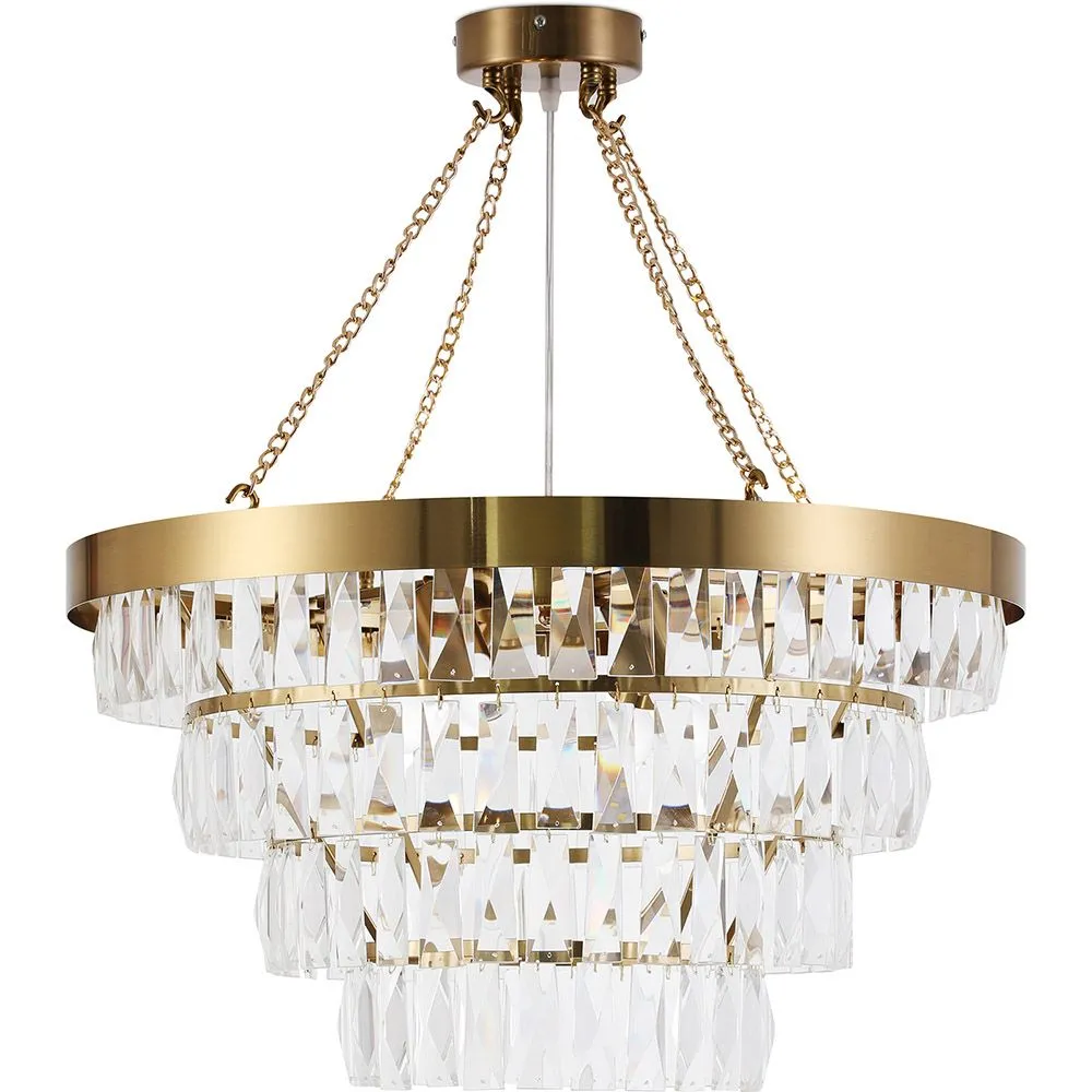 Lampa sufitowa z kryształem - Lampa wisząca żyrandol - Loraine image 8