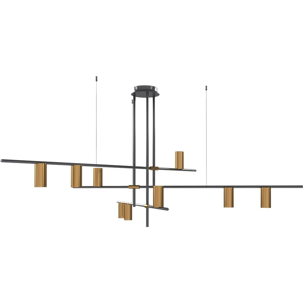 Lampa sufitowa z belkami - lampa wisząca LED - Piper image 8