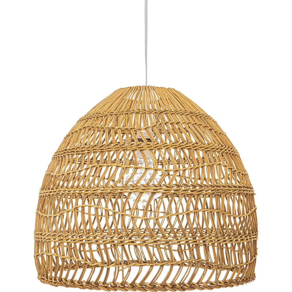 Lampa sufitowa z rattanu - Kinkiet - Projekt lampy boho Bali - 40cm - Hoa image 8