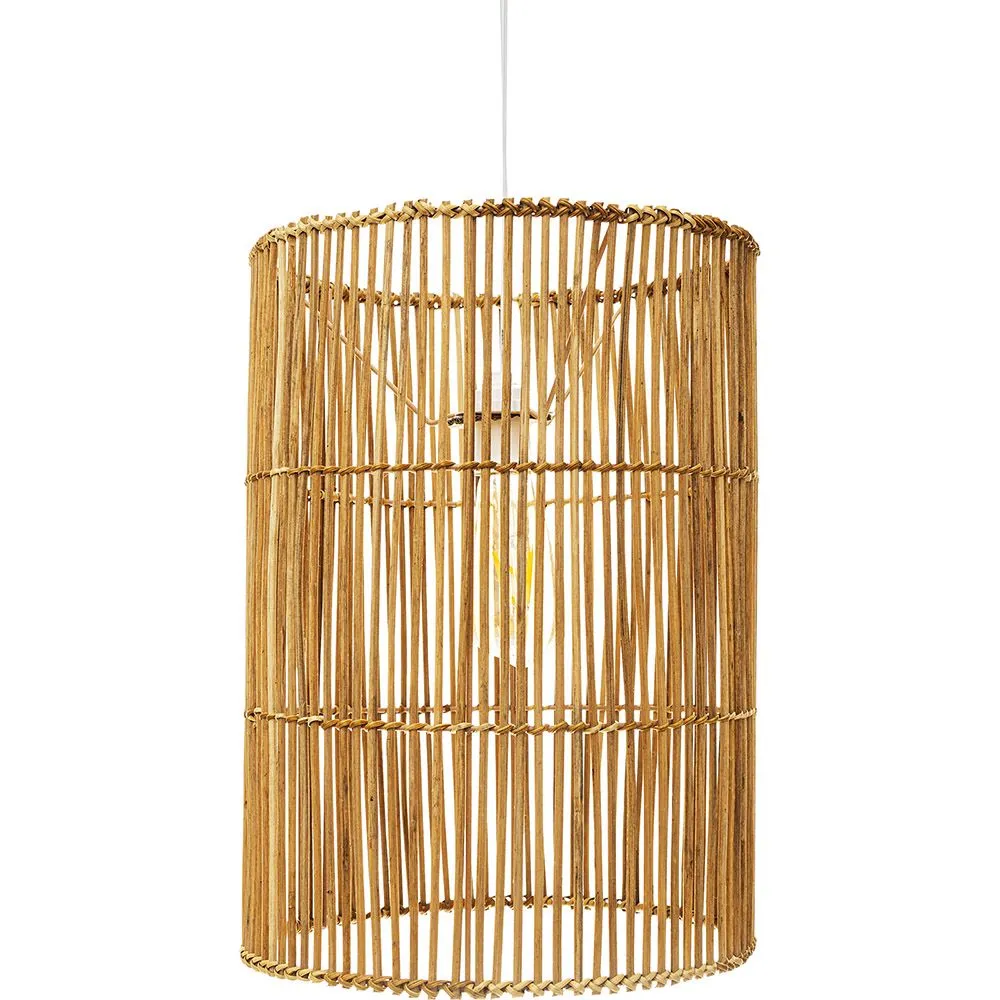 Lampa sufitowa z rattanu - Lampa wisząca w stylu boho Bali - An image 8