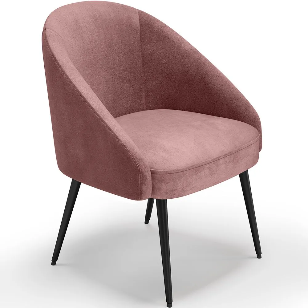 Designerski fotel - tapicerowany aksamitem - Wasda image 8