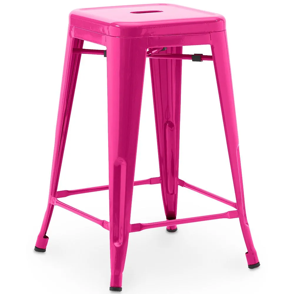 Stołek barowy - Wzór przemysłowy - 60cm - New Edition - Stylix image 8