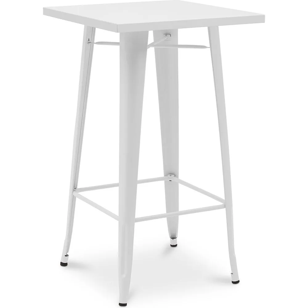Stół stołowy kwadratowy - Wzór przemysłowy - 100 cm  - Galla image 8