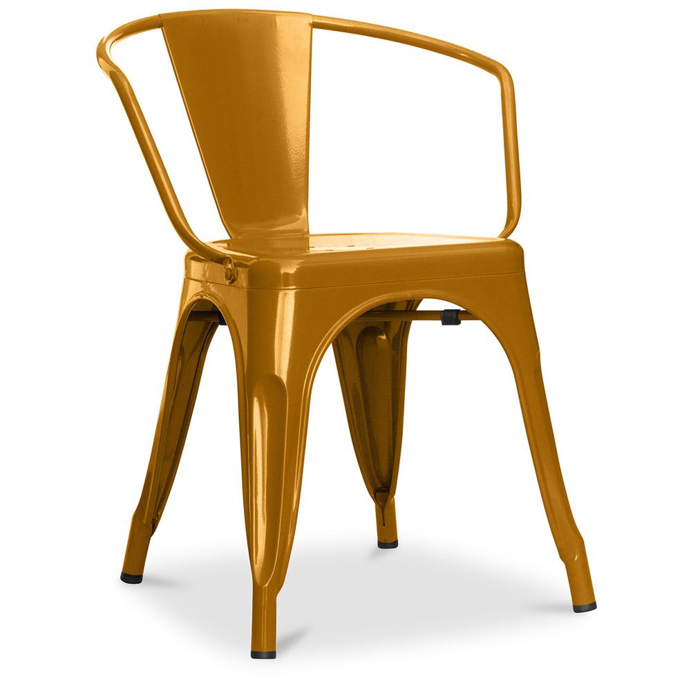 Krzesło do jadalni z podłokietnikami - Industrial Design - Steel - New Edition - Stylix image 8