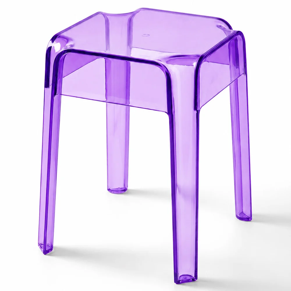 Taboret Niski Przezroczysty - 47cm - Victoria Queen image 8