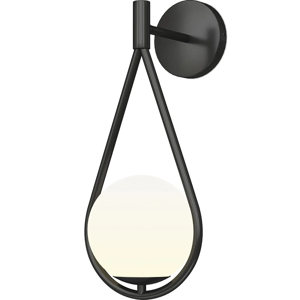 Czarna lampa ścienna - Globe - Tear image 8