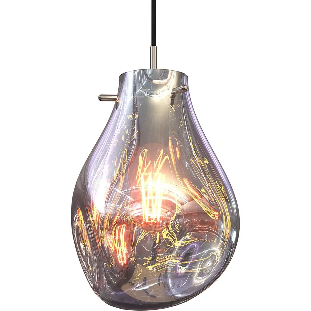 Lampa sufitowa ze szkła - Kinkiet - Projekt lampy - Vera image 8