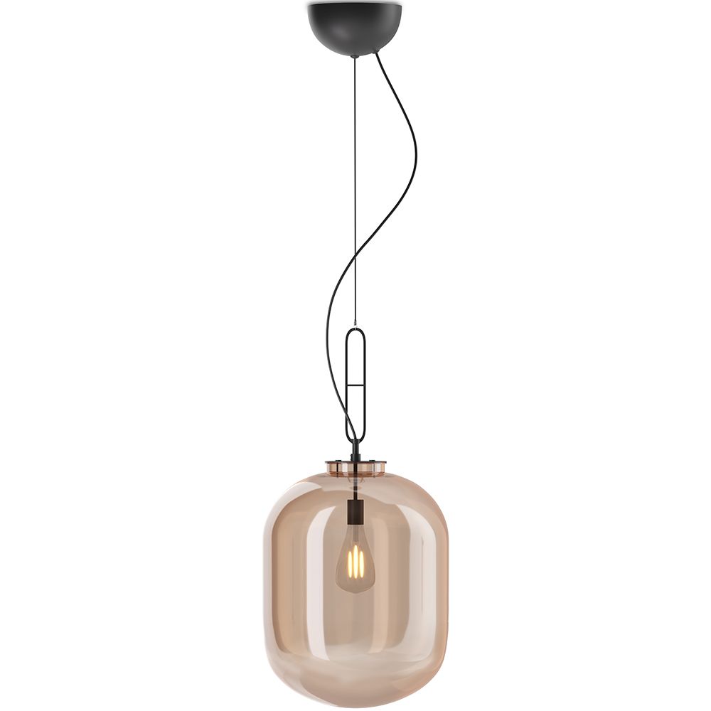 Lampa sufitowa z kryształu - lampa wisząca w stylu projektowym - Grau image 8