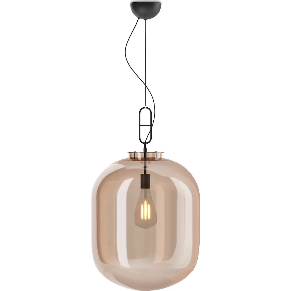 Lampa sufitowa z kryształem - Lampa wisząca - Duża - Grau image 8