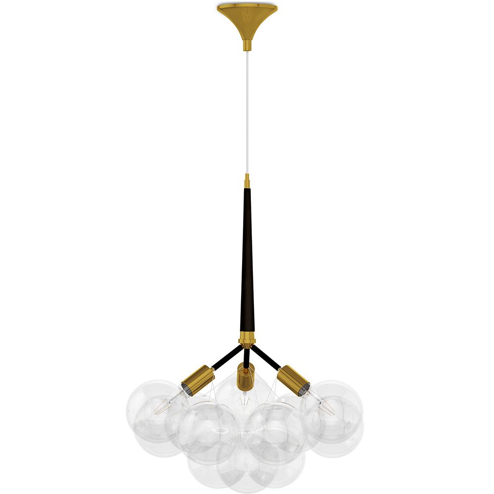 Lampa sufitowa z kryształowymi kulkami - Lampa wisząca w stylu nowoczesnym - Glaub image 8