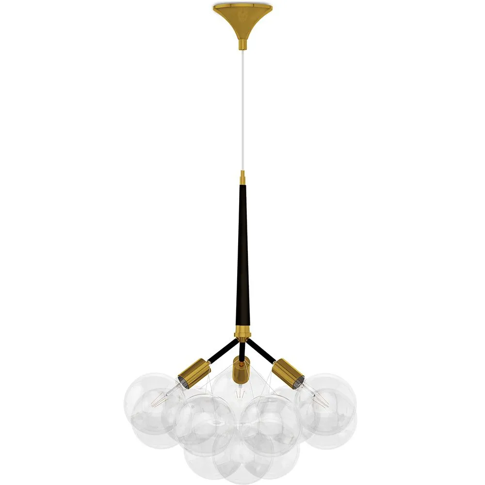 Lampa sufitowa z kryształowymi kulkami - Lampa wisząca w stylu nowoczesnym - Glaub image 8