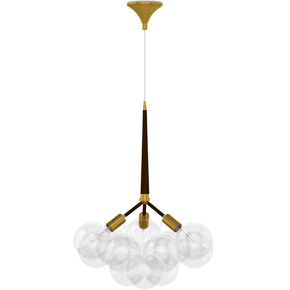Lampa sufitowa z kryształowymi kulkami - Lampa wisząca w stylu nowoczesnym - Glaub image 8