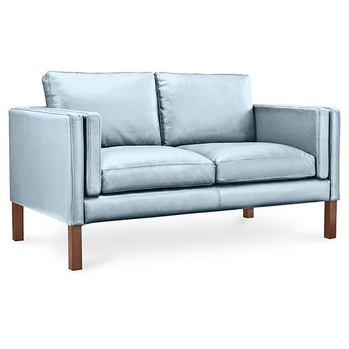 Sofa skórzana tapicerowana - 2 osobowa - Mordechaj image 8