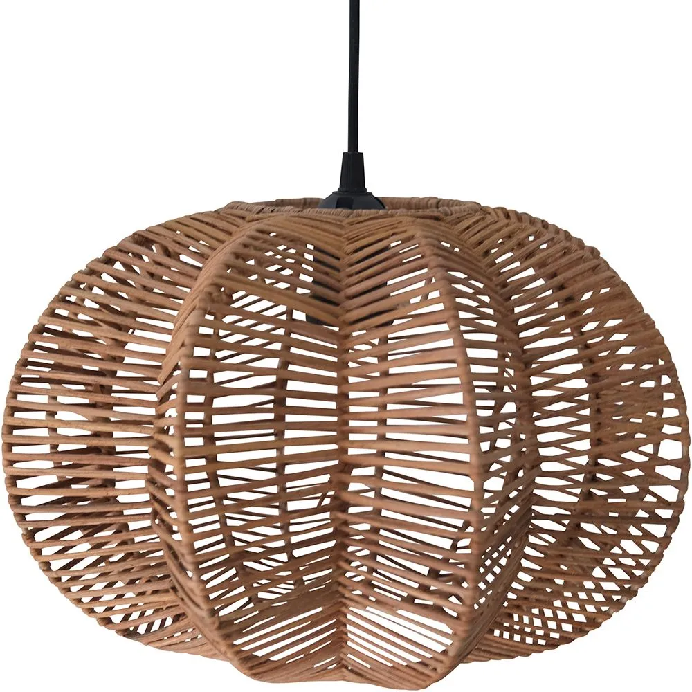 Lampa sufitowa z rattanu - Lampa wisząca w stylu boho Bali - Pya image 8