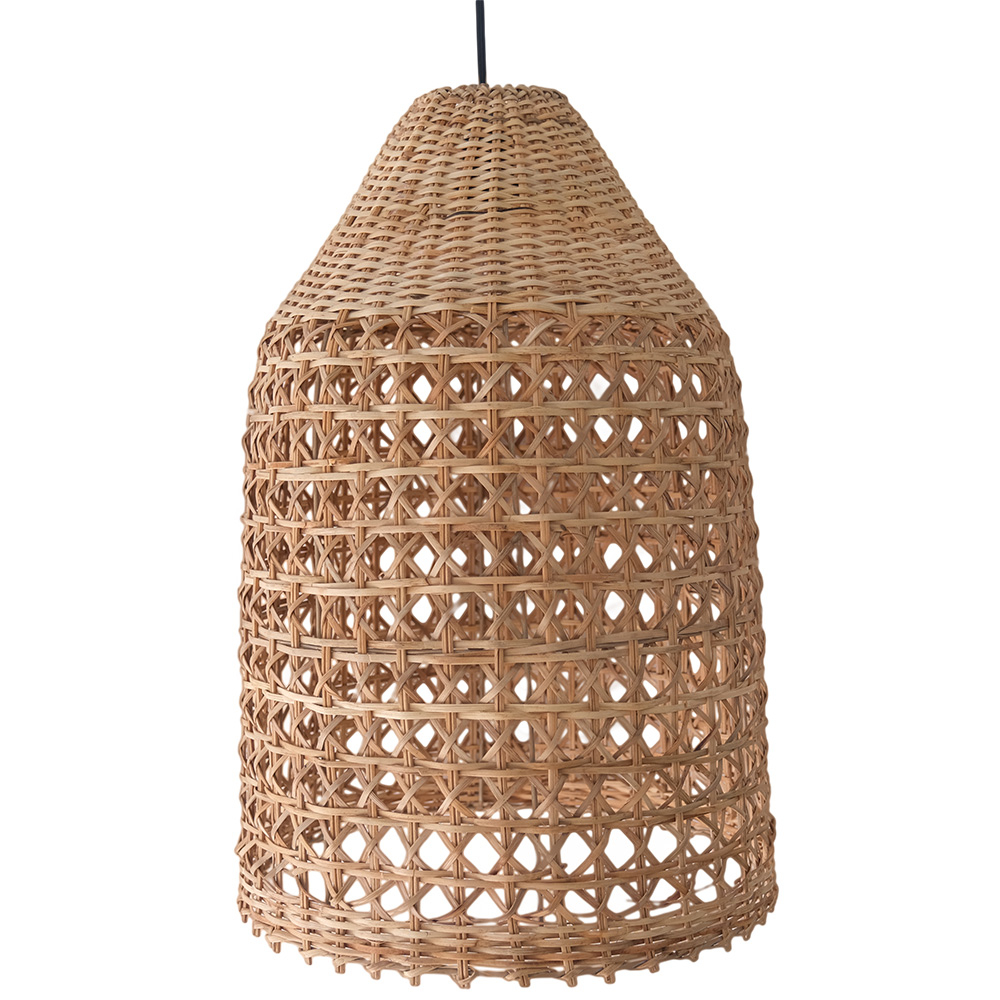 Lampa sufitowa z rattanu - lampa wisząca w stylu boho Bali - Fai image 8