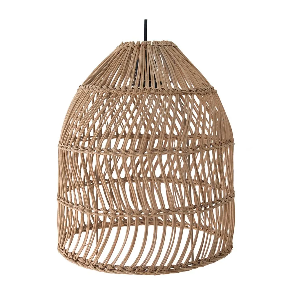 Lampa sufitowa z rattanu - lampa wisząca w stylu boho Bali - Dina image 8