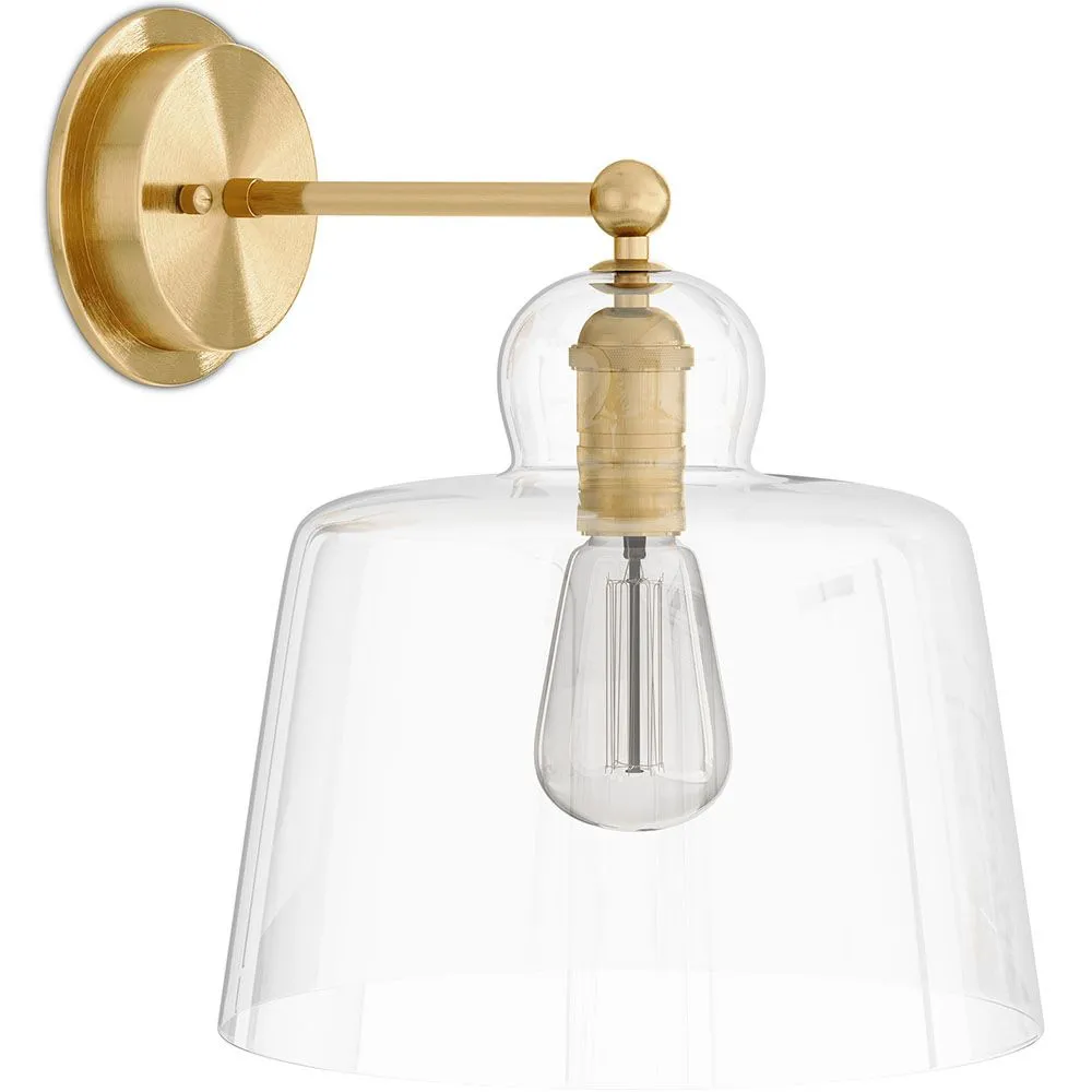 Lampa Ścienna - Złoty Metal i Kryształ - Sabela image 8