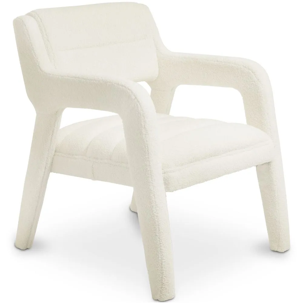 Obity Krzesło Jadalniane - Biała Boucle - Colette image 8