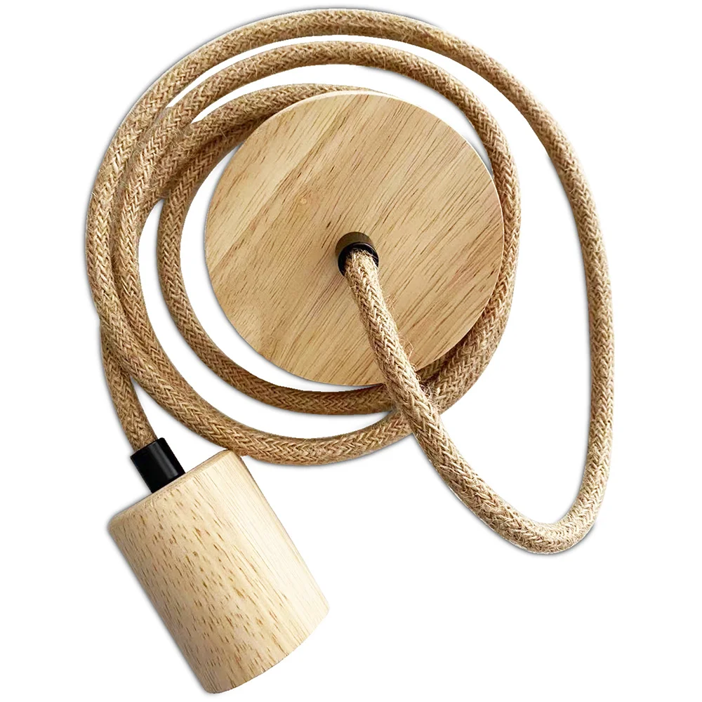 Podwieszany Kabel do Lampy z Dziewięciostopniowego I Drewna - 200 cm - Hanz image 8