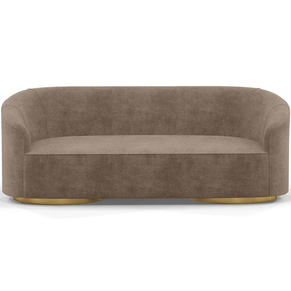 Sofa 3/4 miejscowa - Tapicerka z weluru - Herina image 8