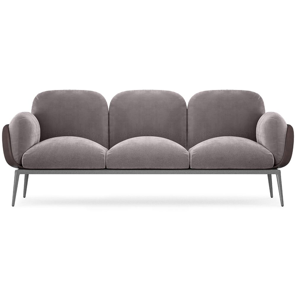 Sofa 3-osobowa - Obita aksamitem - Vandan image 8