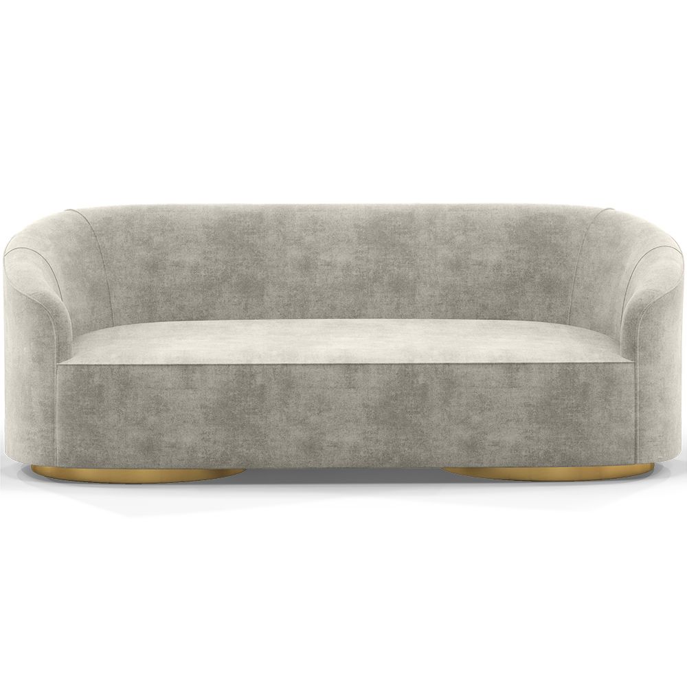 Sofa 3/4 miejscowa - Tapicerka z weluru - Herina image 8