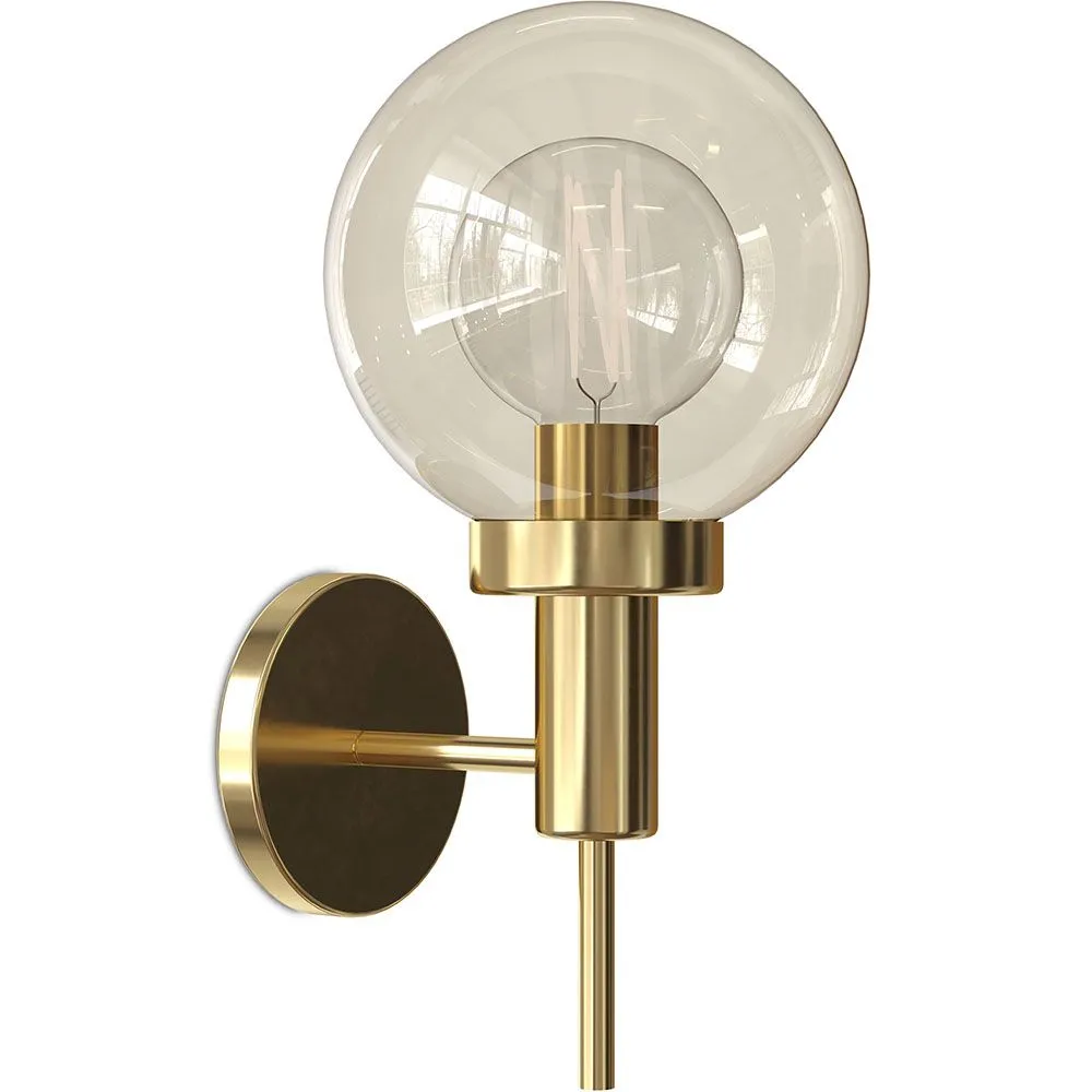 Złota kinkietowa lampa ścienna - Lica image 8