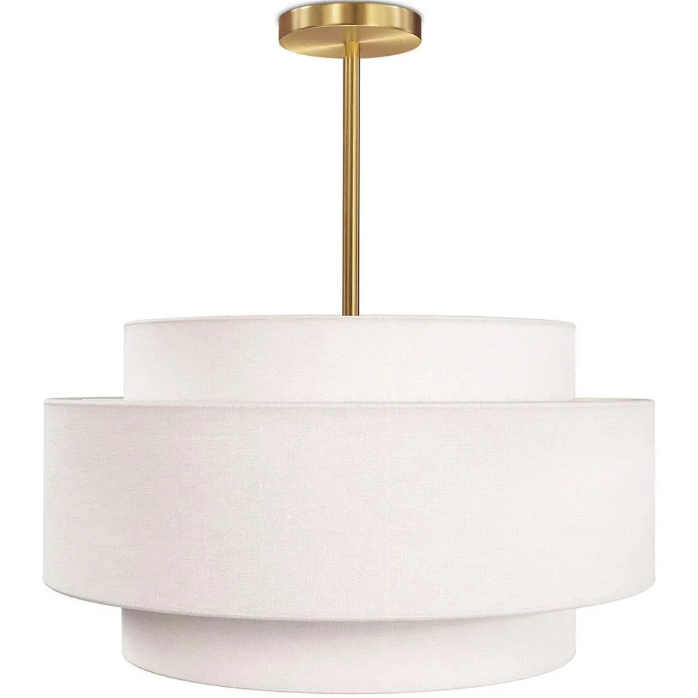 Wisząca lampa sufitowa - Abażur z materiału - Braichal image 8
