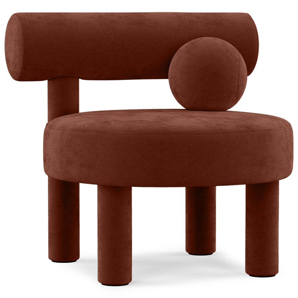 Fotel - Obity aksamitem - Klena image 8