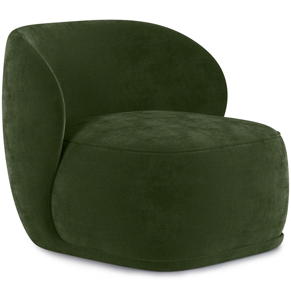 Fotel obity aksamitem - Mykel image 8