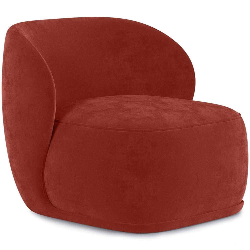 Fotel obity aksamitem - Mykel image 8