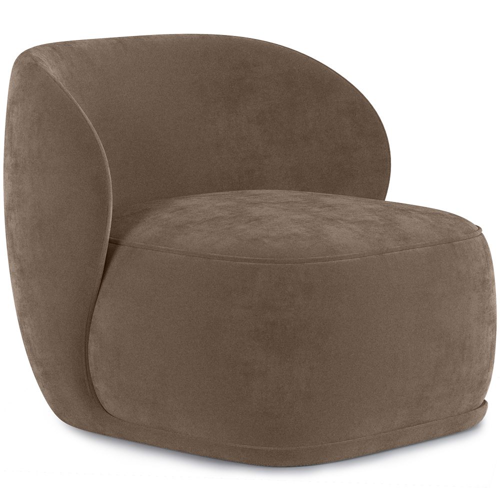 Fotel obity aksamitem - Mykel image 8