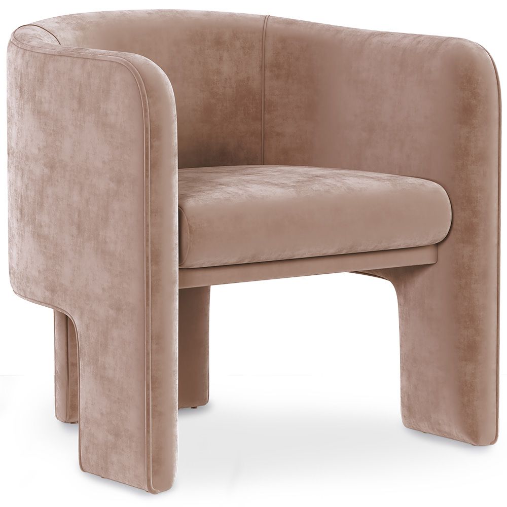 Fotel obity aksamitem - Callum image 8
