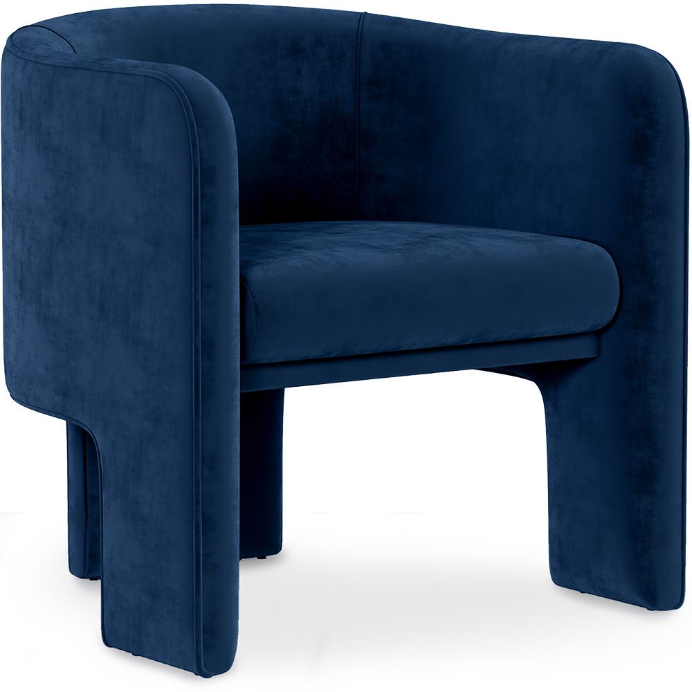 Fotel obity aksamitem - Callum image 8