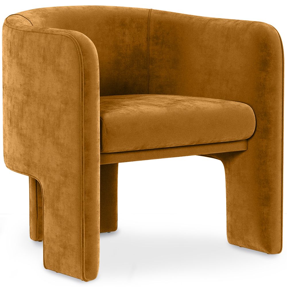 Fotel obity aksamitem - Callum image 8