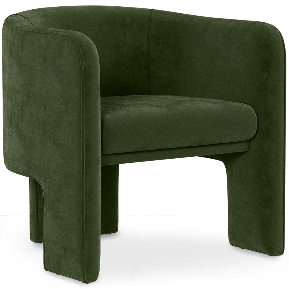 Fotel obity aksamitem - Callum image 8