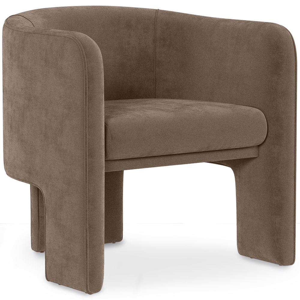 Fotel obity aksamitem - Callum image 8