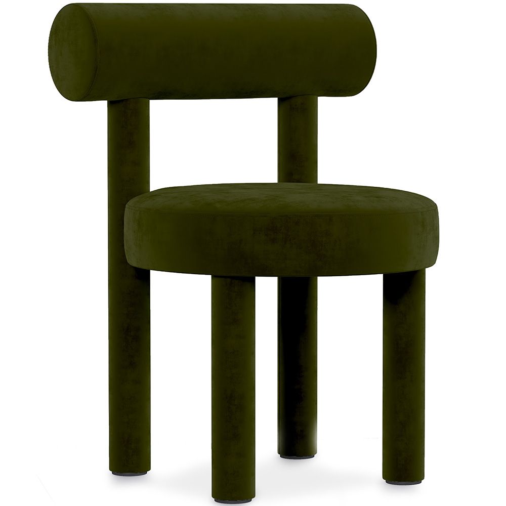 Krzesło do jadalni - Obite aksamitem - Rhys image 8