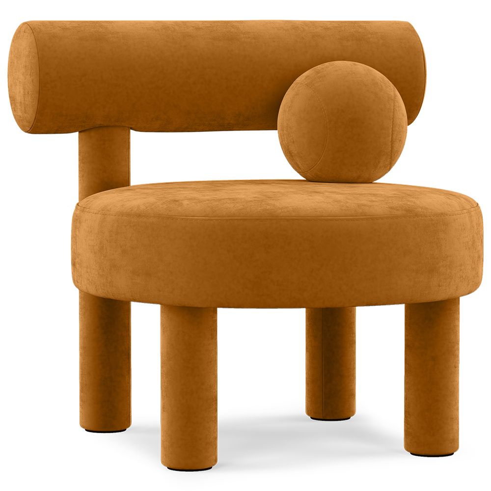 Fotel - Obity aksamitem - Klena image 8