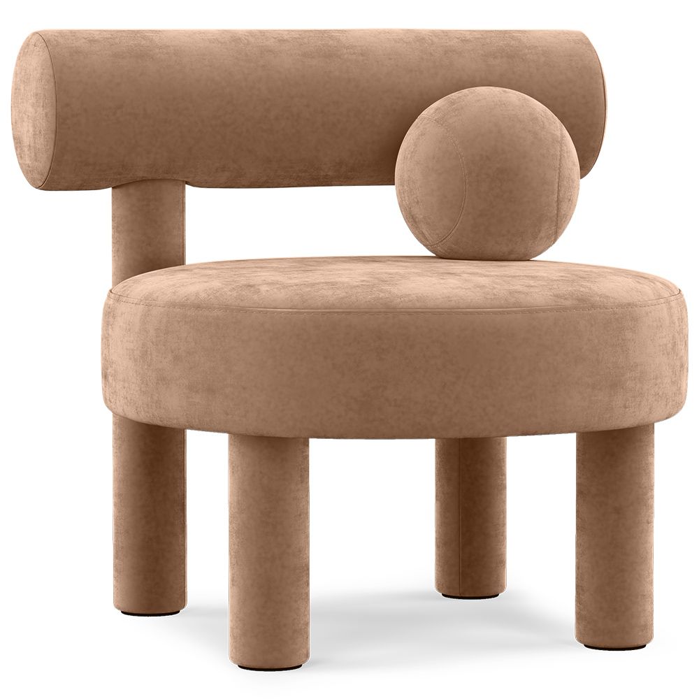 Fotel - Obity aksamitem - Klena image 8
