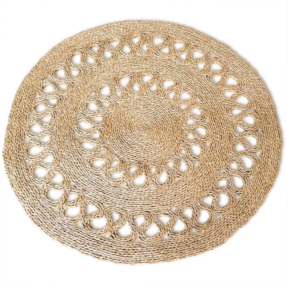 Okrągły dywan z juty - Boho Bali - 100 CM - Ilya image 8