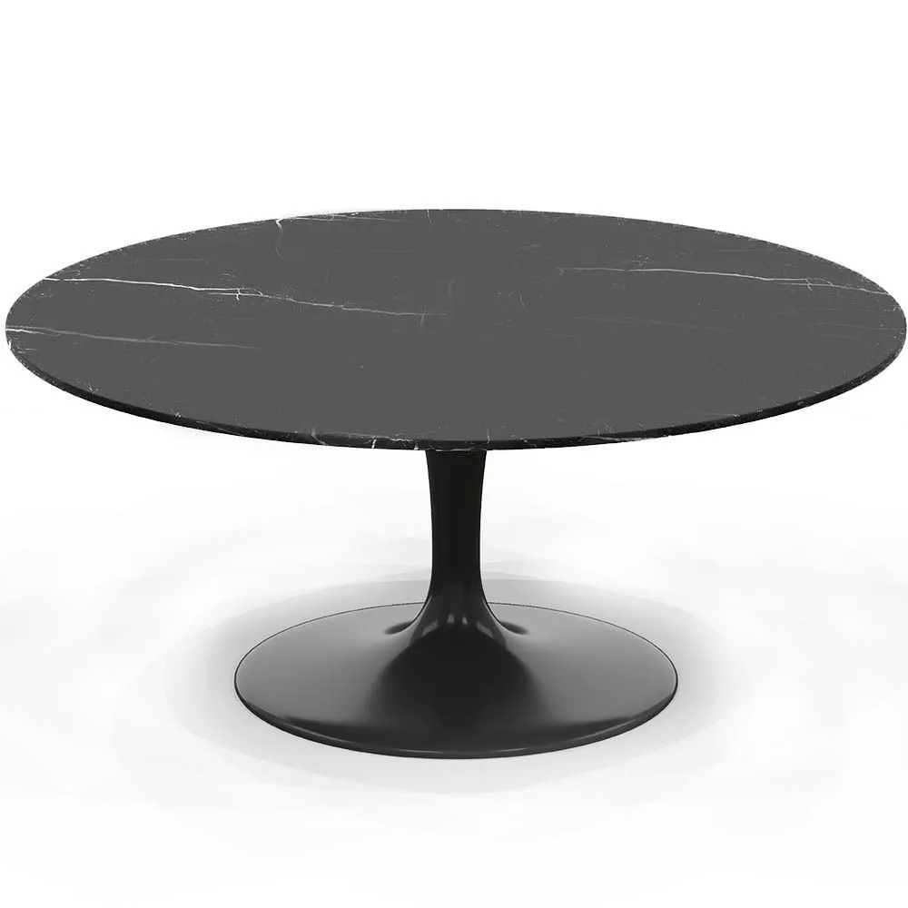 Okrągły stół do jadalni w marmurze 90cm - Tuli image 8