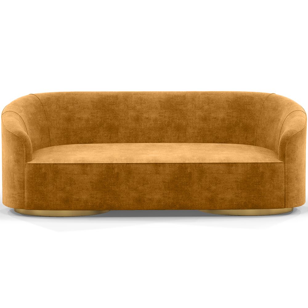 Sofa 3/4 miejscowa - Tapicerka z weluru - Herina image 8