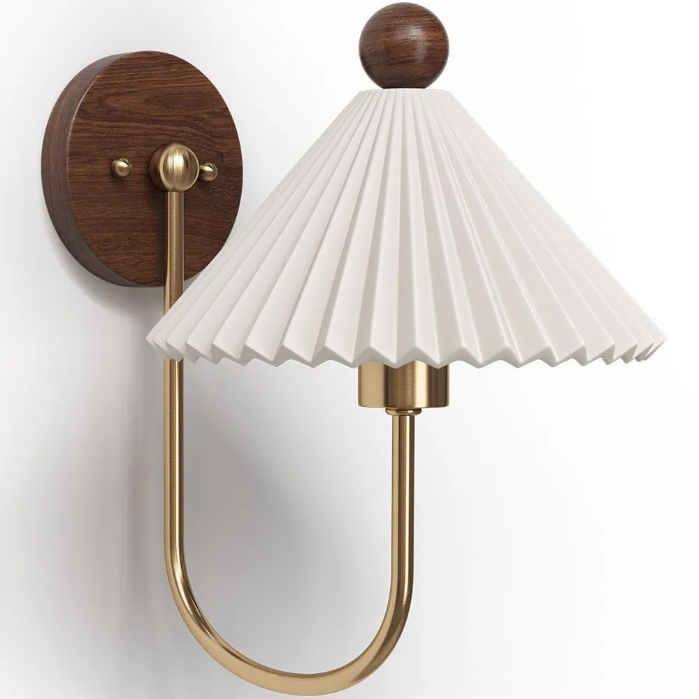 Starzenie się Złota Lampa Ścienna - Wintage Kinkiet - Leig image 8