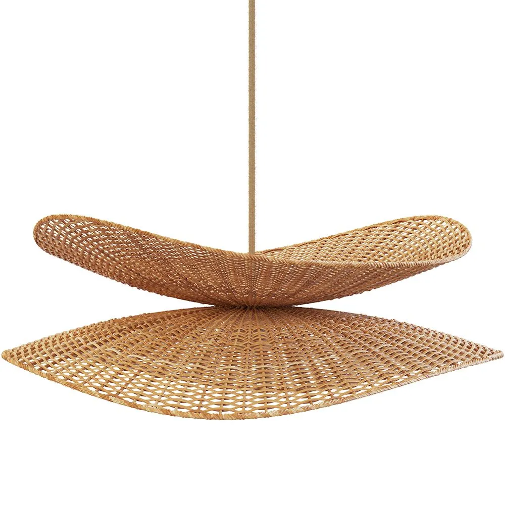 Wisząca lampa z rattanu - Boho Bali - Buju image 8