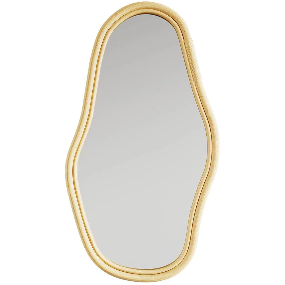  Lustro ścienne z rattanu - 71 CM - Kala image 8