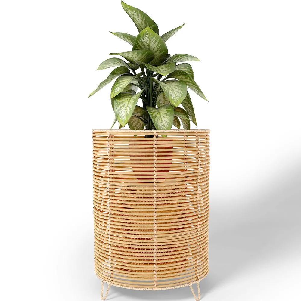 Okrągły Doniczka podłogowa - Styl Boho - 28 CM - Laers image 8